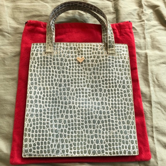 Vintage 70’s Mario Valentino Croc Hand Bag - Picture 7 of 16